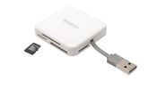 PNY AXP724 geheugenkaartlezer USB 2.0 Wit