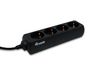 Equip Steckdosenleiste 4xSchuko->St.IEC320 C14 sw.      Pla.