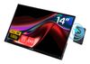 Verbatim 32088 Draagbare televisie en monitoor Draagbare monitor Zwart 35,6 cm (14") LED 1920 x 1080 Pixels