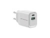 CONCEPTRONIC Ladegerät 2Port GaN USB-C/-A    33WPD3.0/PPS ws