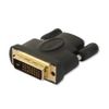 Techly IADAP-DVI-HDMI-F tussenstuk voor kabels DVI-D Zwart