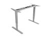 Equip ERGO Elektrisch Zit-Stand Bureau Frame, Dubbele Motor, Grijs