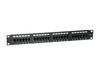 Equip 19" Patchpanel 24xRJ45 Cat5e UTP 1U     100MHz RAL9005