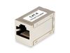 Equip Inline-Koppler Cat6  RJ45 8P8C geschirmt  1Gbit 250MHz Polybeutel