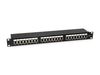Equip 19" Patchpanel 24xRJ45 Cat6  FTP 1U     250MHz RAL9005