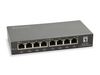 LevelOne PoE+Switch  8xGE PoE          120W unmanaged Metall