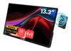 Verbatim 32087 Draagbare televisie en monitoor Draagbare monitor Zwart 33,8 cm (13.3") 1920 x 1200 Pixels