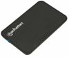 MANHATTAN Gehäuse 6,3cm SATA USB 2.0 Aluminium schwarz retail