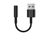 Equip Adapter USB-A->  4-Pin 3.5mm St/Bu DAC   0.15m   beige