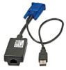 Lindy 39634 Kabel splitter/combiner Zwart, Blauw
