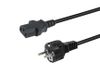 Equip 112111 electriciteitssnoer Zwart 3 m CEE7/7 IEC C13