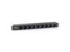 Equip 19" Steckdosenleiste 9xSchuko->St.90° sw.         Pla.
