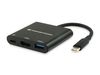 Conceptronic DONN01B laptop dock & poortreplicator USB 3.2 Gen 1 (3.1 Gen 1) Type-C Zwart