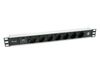 Equip 19" Steckdosenleiste 7xSchuko/2xUSBA->St.90°ÜSS   Alu.