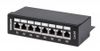 INTELLINET 8-Port Cat6a Patchpanel FTP Desktop schwarz