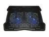 CONCEPTRONIC 2-Fan USB-A2.0 Laptop-Kühlpad  5Kg     15.6" sw