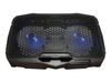 CONCEPTRONIC 2-Fan USB-A2.0 Laptop-Kühlpad  7Kg ERGO  17" sw