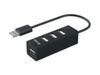 Equip 4-Port USB-A2.0-Hub->4xUSB-A 2.0               480Mbps