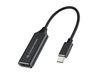 Conceptronic ABBY03B video kabel adapter HDMI Type A (Standaard) USB Type-C Zwart
