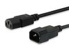 Equip Kaltgeräteverl.-Kabel IEC C14->IEC C13 St/Bu 1.80m PVC Polybeutel