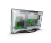 Philips 24HFL3014P/12 tv 61 cm (24") HD Zwart, Transparant 250 cd/m²