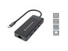 CONCEPTRONIC  7-1 Dock USB-C->2xHDMI/3xUSB-A/GbE/+   25cm gr