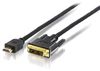 Equip 119325 HDMI naar DVI-D kabel, 5,0 m, bidirectioneel