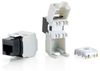 Equip Keystone Jack ungeschirmt Cat6  LSA Prem. wzf.8Stk  sw Polybeutel