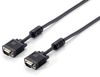Equip VGA Kabel 1920x1080/60Hz Ferrit   St/St  3.00m schwarz Polybeutel