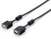 Equip VGA Kabel 1024x 768/60Hz Erweit.  St/Bu 15.00m schwarz Polybeutel