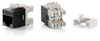Equip Keystone Jack ungeschirmt Cat6  LSA schlank   8Stk  sw Polybeutel