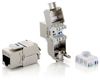 Equip Keystone Jack geschirmt Cat6A LSA Prem.   wzf.8Stk sil Polybeutel