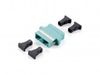 Equip 156143 glasvezeladapter SC 12 stuk(s) Turkoois