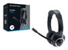 CONCEPTRONIC Headset Stereo AUX/Mikro/Bedien.       2.00m sw