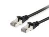 Equip Patchkabel Cat6A      S/FTP 2xRJ45  1.00m schwarz LSZH Polybeutel