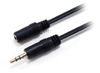 Equip Audiokabel 3.5mm->3.5mm  St/Bu           2.50m schwarz Polybeutel