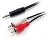 Equip 14709207 audio kabel 2,5 m 3.5mm 2 x RCA Zwart
