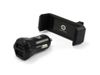 Conceptronic CUSBCAR2AKIT oplader voor mobiele apparatuur Smartphone, Tablet Zwart Sigarettenaansteker Auto