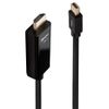 Lindy 36927 video kabel adapter DisplayPort HDMI Type A (Standaard) Zwart