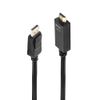 Lindy 36922 video kabel adapter 2 m DisplayPort HDMI Type A (Standaard) Zwart