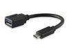 Equip Adapter USB-C->USB-A3.0 OTG Adapt.St/Bu  0.15m schwarz