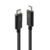 Lindy 41556 Thunderbolt-kabel 1 m 20 Gbit/s Zwart