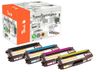 Peach 112066 tonercartridge 4 stuk(s) Compatibel Zwart, Cyaan, Magenta, Geel