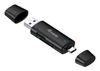 Equip 245462 geheugenkaartlezer USB 3.2 Gen 1 (3.1 Gen 1) Type-A/Type-C Zwart