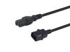 Equip 112171 electriciteitssnoer Zwart 3 m C14 stekker C15 stekker