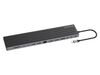 Conceptronic DONN32B laptop dock & poortreplicator Bedraad USB 3.2 Gen 1 (3.1 Gen 1) Type-C Grijs, Zilver
