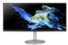 Acer CB342CU computer monitor 86,4 cm (34") 3440 x 1440 Pixels UltraWide Quad HD LCD Zwart, Zilver
