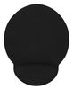 Manhattan Gel polssteun met muismat, zwart, 241 × 203 × 40 mm, antislip basis, levenslange garantie