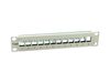 Equip 10" Patchpanel 12xKeystones  FTP 1U            RAL7035