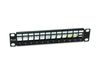 Equip 10" Patchpanel 12xKeystones  FTP 1U            RAL9005